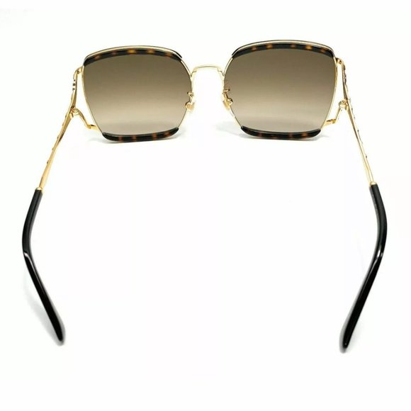 Gucci Women\'s Havana Gold Sunglasses! main image 4